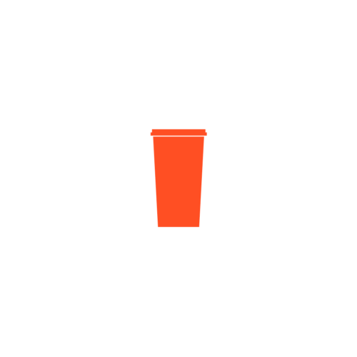 icoon van oranje pmd-ton