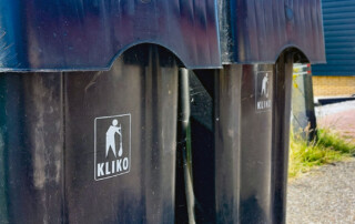 detail van twee Kliko minicontainers
