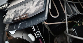 Ingezameld e-waste tijdens de E-waste Race 2024