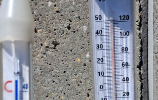 buitenthermometer met hoge temperatuur